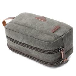 Portable Customized Toiletry Bag  Durable Waterproof Polyester Traveling Kit Makeup Bag For Men
