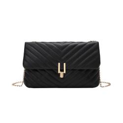 2024 Ladies Embroidered Wavy Bag Single Strap Fashionable Portable Ladies Bag Ladies Wholesale Joker Bag Chain Foreign Trade