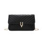 2024 Ladies Embroidered Wavy Bag Single Strap Fashionable Portable Ladies Bag Ladies Wholesale Joker Bag Chain Foreign Trade