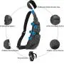 KBW690 New Men Chest Multi-functional Large-capacity Sling Crossbody Bag Travel Outdoor Leisure Sports Shoulder Bag