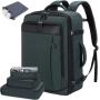 LOVEVOOK 2022 Carry on weekender bags large 40L Expandable 17in laptop Backpacks Airline bag business women men travel backpack