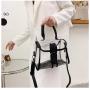 Women Fashion Shoulder Bags Clear Jelly Clutch Purse Transparent Handbags