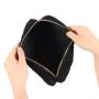 Keymay Stock Winter Women Sherpa Makeup Organizer Pouch Large Capacity Travel Toiletry Cosmetic Bag Teddy Fuzzy Makeup Bag