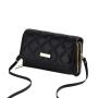 2024 Ladies Double Embroidered Mobile Phone Bag New Diamond Mouth Red Envelope Small Fragrant Wind Fashion Shoulder Sling Bag