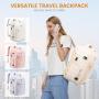 LOVEVOOK 40L Large Waterproof Laptop Travel Backpack Flight Approved Carry on Backpack with 3pcs Packing Cubes