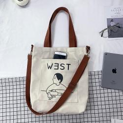 Custom Logo Size Printed Eco Friendly Recycled Plain Bulk Large Organic Calico Cotton Canvas Grocery Shopping Strap Tote Bag