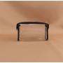 keymay 2024 Fashion Waterproof PVC Zipper Pouch Custom Logo Transparent Toiletry Makeup Bag Clear Cosmetic Bag