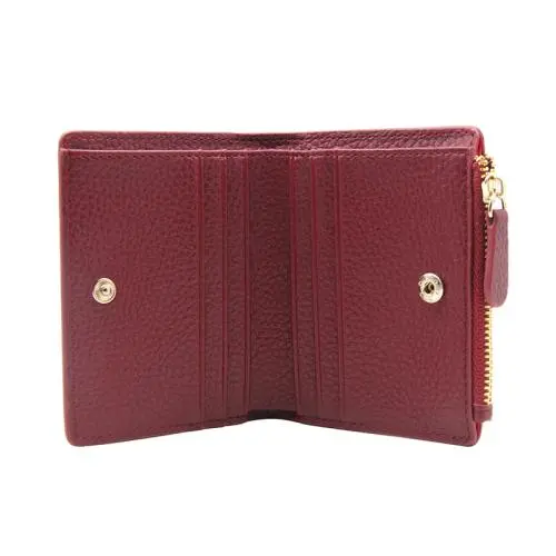 Trendy brand small wallet ladies zipper coin purse good quality vegan leather card women purse