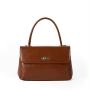 Custom LOGO Simple Black Handle Shoulder Leather Crossbody Flap Tote Bag Ladies Factory Customized