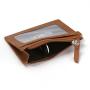 KHF013 Man Wallet Leather  Coin Purse Black Vintage Waterproof Card Holders High Quality Key Ring Wallet for Man
