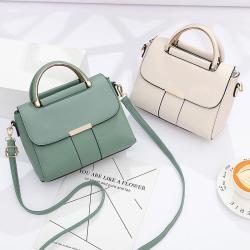 2024 New Style Versatile Small Handbag Button Portable Square Bag Solid Color Large Capacity Shoulder Bag For Women