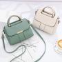 2024 New Style Versatile Small Handbag Button Portable Square Bag Solid Color Large Capacity Shoulder Bag For Women