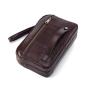 2024 Custom Genuine Leather Clutch Bag Wallet For Business Men Envelope Purse