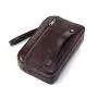 2024 Custom Genuine Leather Clutch Bag Wallet For Business Men Envelope Purse