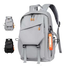 Custom Oxford Men's Laptop Backpack Waterproof Student Bag Multi-Functional Casual Business Travel Backpack Polyester Lining