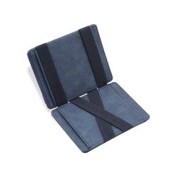 Magic wallet leather money clip mens zipper coins wallet rfid magic wallet for men with coin purse