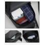 2022 Custom Popular Designer Large Capacity Black Man Leather Chest Pu Crossbody Bag