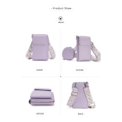 ZF341 New Arrival Crossbody Bag Design Women's Single Pouch Shoulder Bags for Women Pu Leather Cell Phone Bag