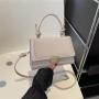 2024 Summer New Retro Fashion Fresh Simple Single Shoulder Crossbody Small Square Bag Tote Fashion Women's Bags