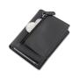 Custom RFID blocking aluminum pop-up wallet for men