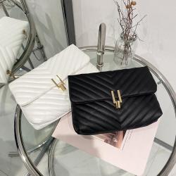 Embroidered Pu Leather Women's Messenger Bag 2024 Ladies Bag Wholesale Fashion Versatile Women's Shoulder Crossbody Bag