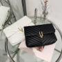 Embroidered Pu Leather Women's Messenger Bag 2024 Ladies Bag Wholesale Fashion Versatile Women's Shoulder Crossbody Bag