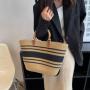 Wholesale bolsos de mujer Straw Woven Bag Ins Shoulder Tote Bag New Summer Trend Beach Bag For Women
