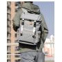 ZF085 Men Shoulder Bag Fashion Outdoor Travel Bag Business Leisure Computer Backpack Student Schoolbag Oxford Cloth USB Port