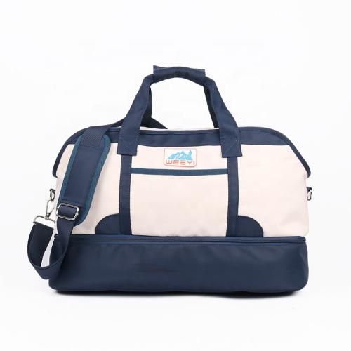 CHANGRONG Custom Women Men Overnight Duffel Bag with Shoe Compartment