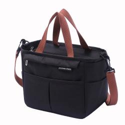 Hot Selling Printed Oxford waterproof large capacity crossbody bento bag portable lunch bag portable waterproof cooler bag