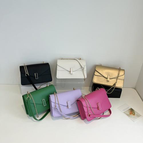 Chain Ladies Designer Quality Bags Newest Small Square Women Bags Fashion Pure Color Bolsas Para Mujer For Ladies Girls