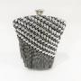 custom Popular Shiny Big Luxury Diamond Bucket Evening Clutch Bag Ladies Handbag And Purse Dinner Party Bag NE434