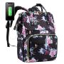 LOVEVOOK factory custom waterproof Backpack university 15.6 In College flower Bookbag large Travel Laptop Backpacks for women
