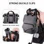 Custom Dry-Wet Separated Baby Nappy Changing Bag Waterproof Travel Back Pack with USB Charging Port Stroller Diaper Bag Backpack