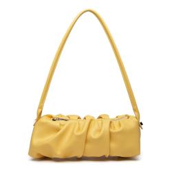 2024 Custom Fashion Wrinkle Shoulder Bag For Women With Removable Handle Strap