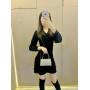 New Fashion Retro Full Diamond Chain Small Square Bag