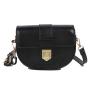 New Simple Fashion Acrylic Chain Messenger Shoulder Bag China Wholesale PU Womens Bags Western Style Stone Saddle Handbags