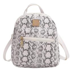 2024 Women's Fashion Leopard Pattern Backpack with Single Strap Versatile New Printed Book Bag Wholesale for Ladies