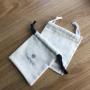 Custom Logo Drawstring Bags Jewelry Pouch Gift Cotton Canvas Packaging Bag