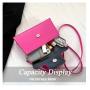 H712 New Crystal Diamond Decorative Women's Handbag Popular Versatile Luxury Crossbody Bag Ladies One Shoulder Small Square Bag