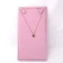 Custom Gold Stamping Microfiber Jewelry Display Luxury Suede Microfiber Necklace Earring Jewelry Pouch With Insert Card Pad