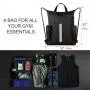 KBW760 Outdoor Sports Backpack Lightweight Foldable Drawstring Gym Bag Basketball Football Training Bag Travel Luggage Bag