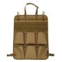 Multi-Purpose Tactical Vehicle Hanging Storage Bag with Zipper Closure for Car Seat Back and Camping Wall Storage