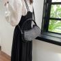 KBW505 Bright Diamond Women Handbag New Retro Senior Sense of Single Shoulder Crossbody Bag Ladies Trend Cloud Bag