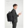 HR591 Unisex Laptop Backpack Fashion Trendy USB Charge Port Polyester Business Custom College School Bag Travel Camera Backpack