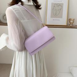 Hot selling fashion single shoulder underarm casual versatile solid color small square bag sac main femm sac carteras para mujer 	 sac a main