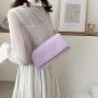 Hot selling fashion single shoulder underarm casual versatile solid color small square bag sac main femm sac carteras para mujer 	 sac a main