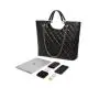 Factory Customized Black Lingge Classic Shoulder Bag Large Capacity Handbag With Metal Short Chain Shoulder Strap For Women