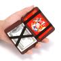 CUIKCA Korean Version Unisex Magic Wallet Money Clip Purse Slim Elastic Wallet Men Retro PU Leather Wallet ID Credit Card Cases
