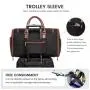 Lovevook 2022 Duffle Bags with Shoes Compartment Wash Pouch Foldable Luxury Carry-Ons Weekender Bags Womens Travel Luggage Bags